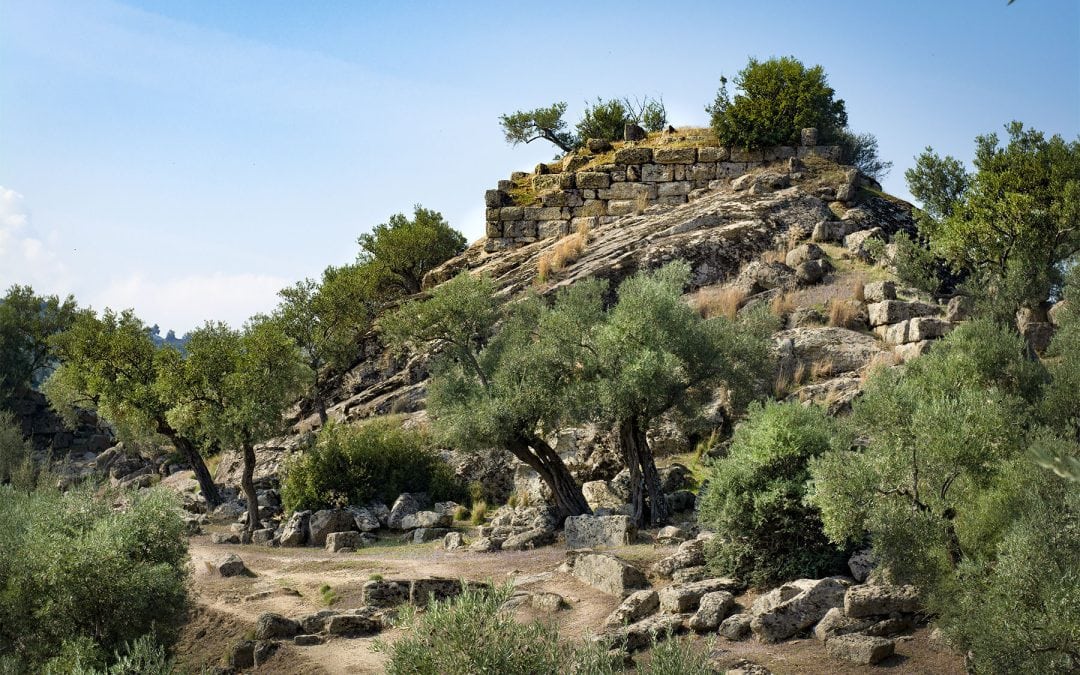 RUINS OF ALINDA HELLENISTIC BUILDING