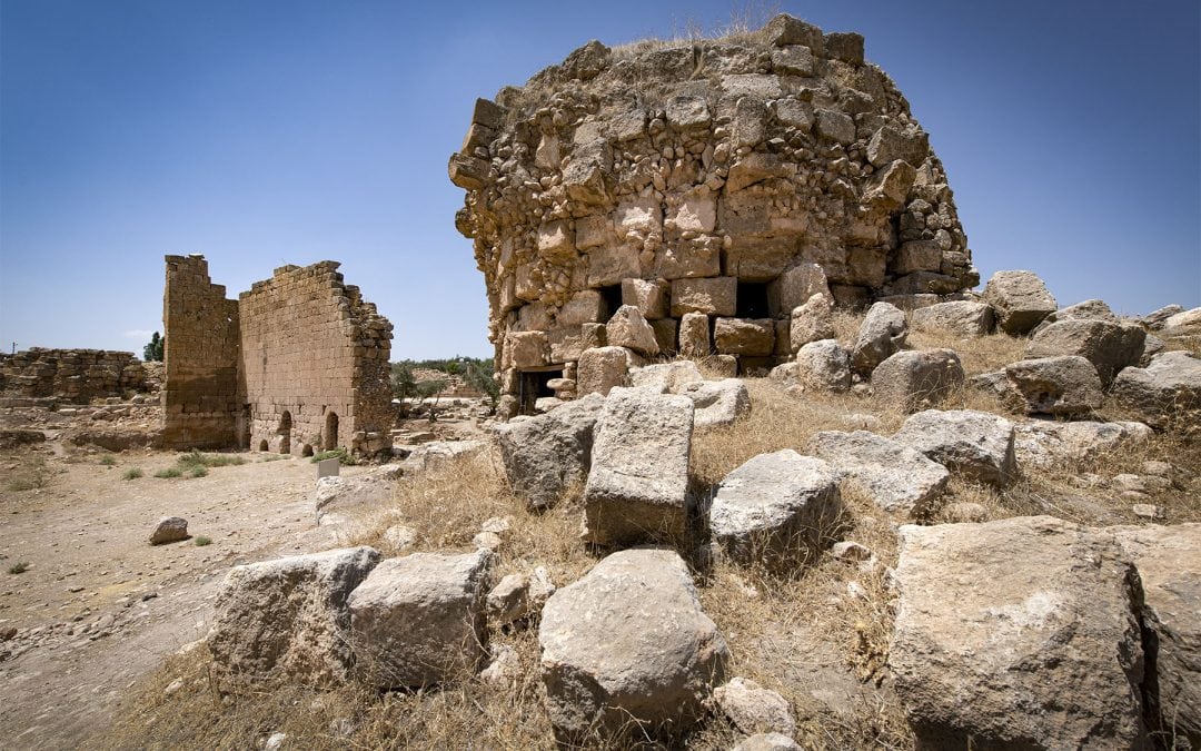 CITY WALL AND TOWER AT DARA ANCIENT SITE