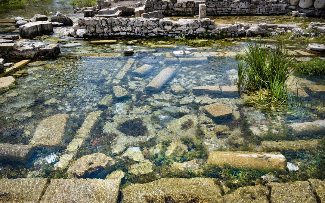 SUNKEN BASILICA AT LIMYRA ANCIENT SITE