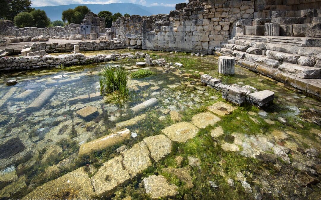 RUINS OF THE BASILICA AT LIMYRA