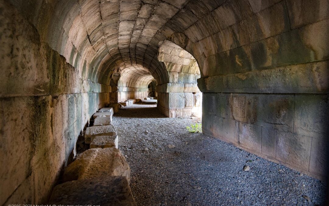 AN ARCHED PASSAGE AT LIMYRA THEATRE