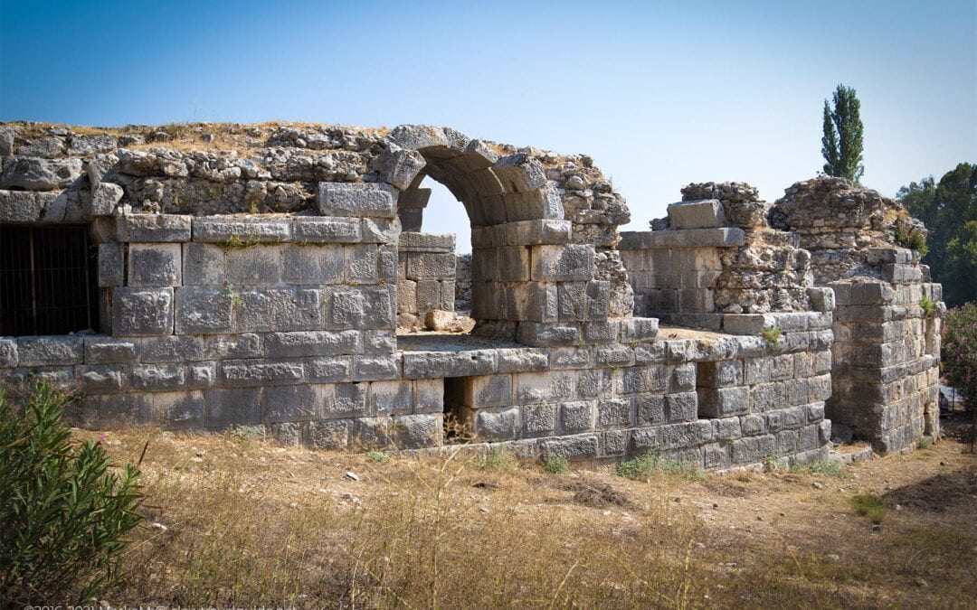 THE WALL OF THE LIMYRA THEATRE