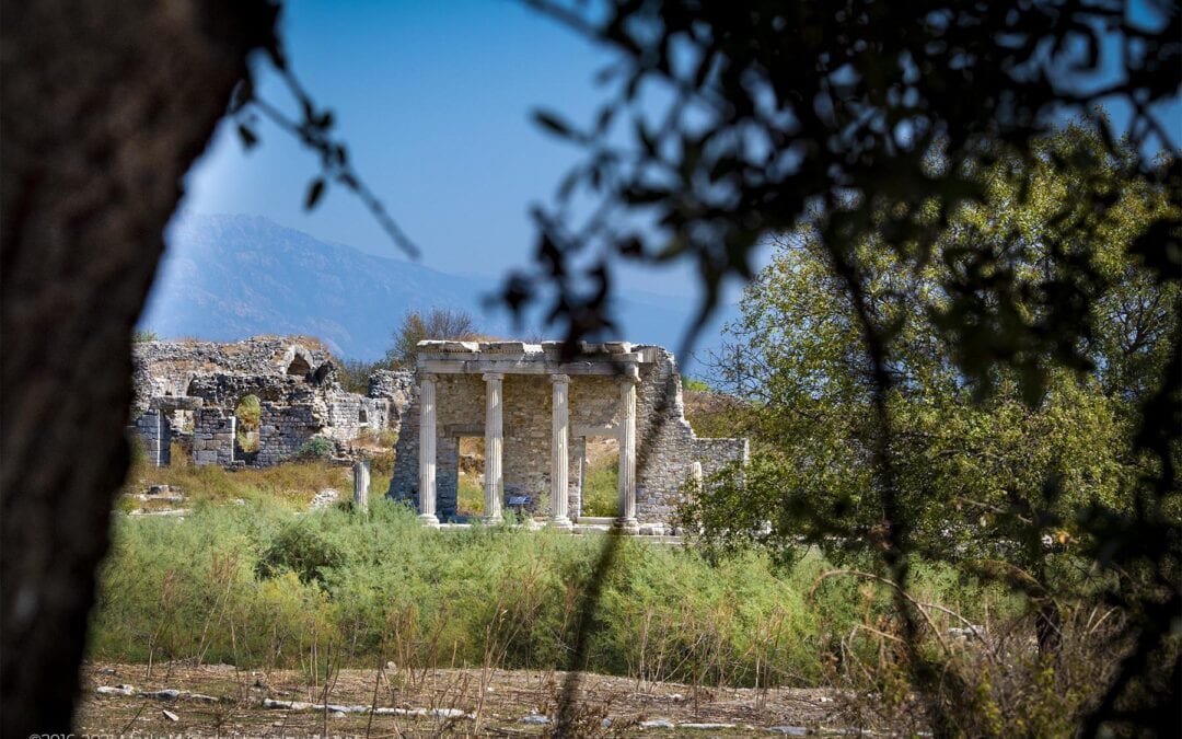 IONIC STOA AT MILETUS ANCIENT SITE