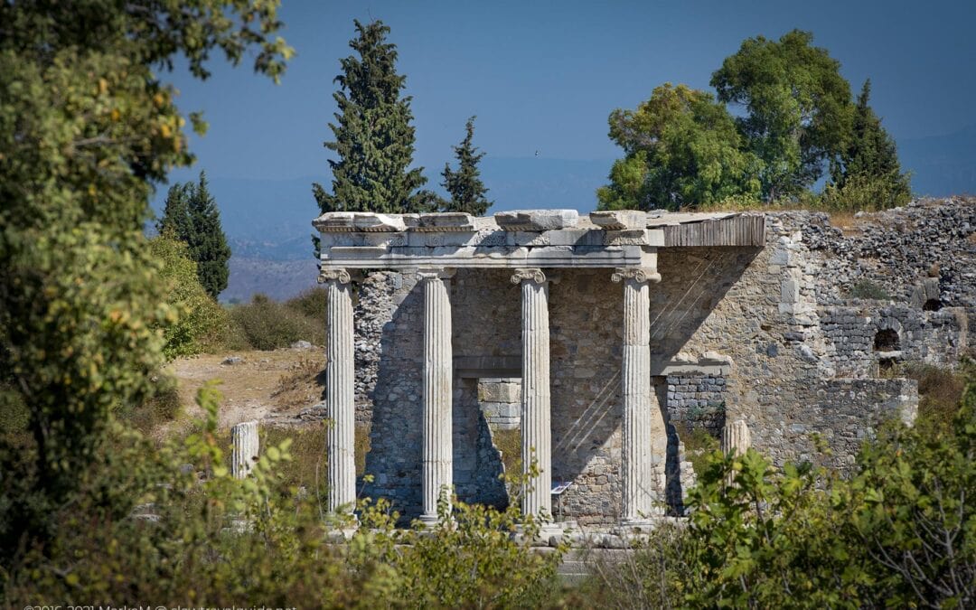IONIC STOA AT MILETUS ANCIENT SITE