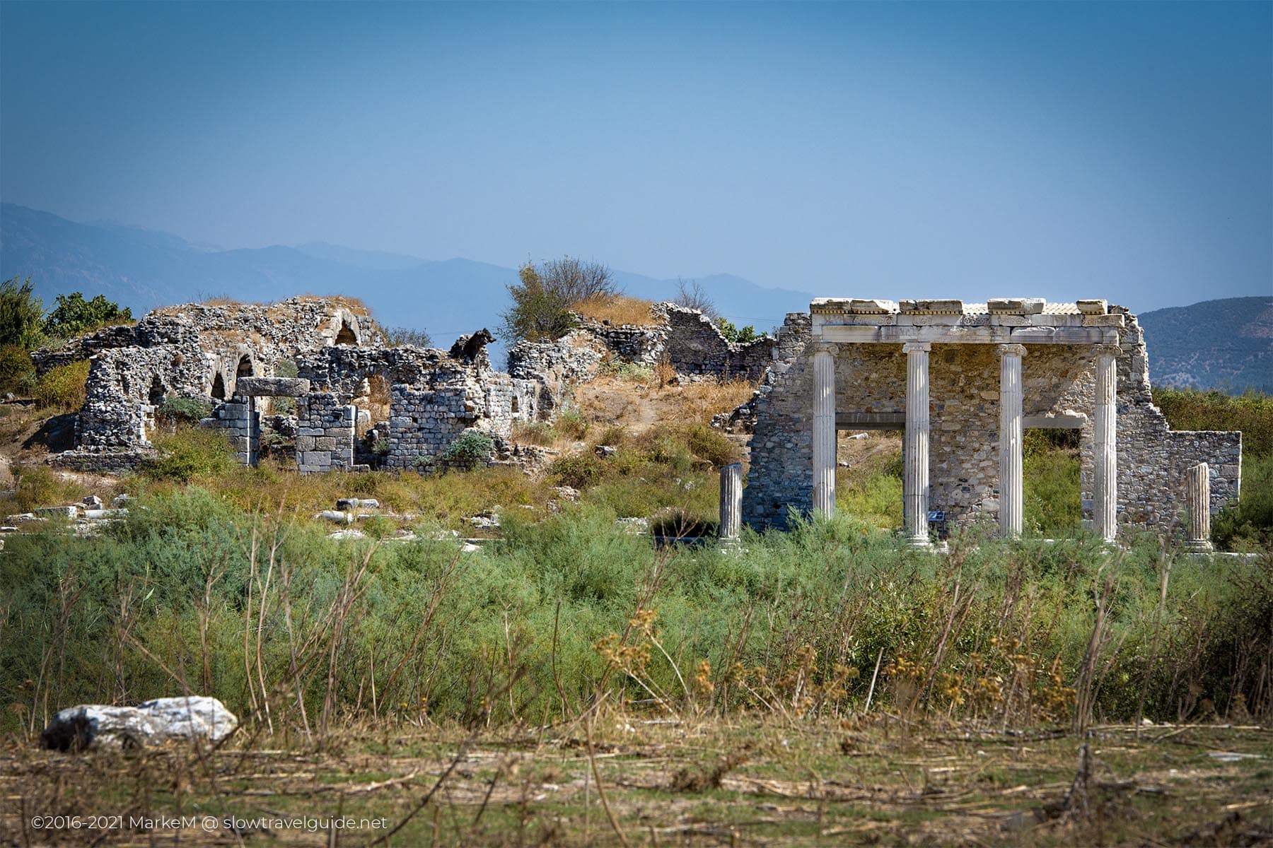 IONIC STOA AND BATH COMPLEX AT MILETUS ANCIENT SITE